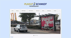 Desktop Screenshot of plakatschmidt.de